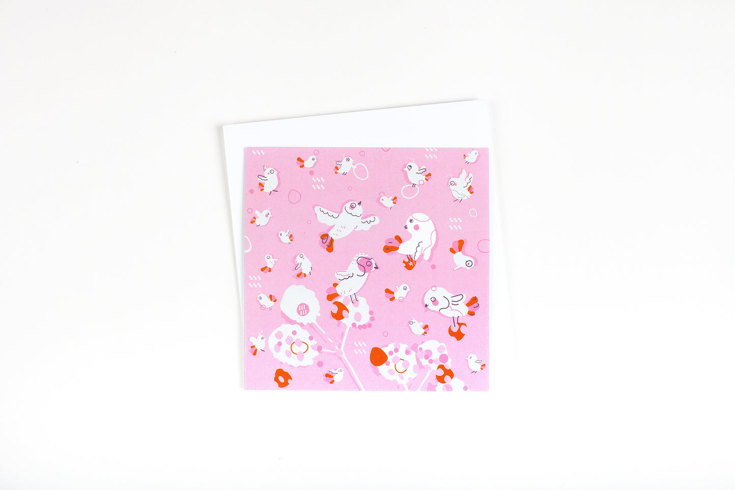 Les oiseaux dansent - rose