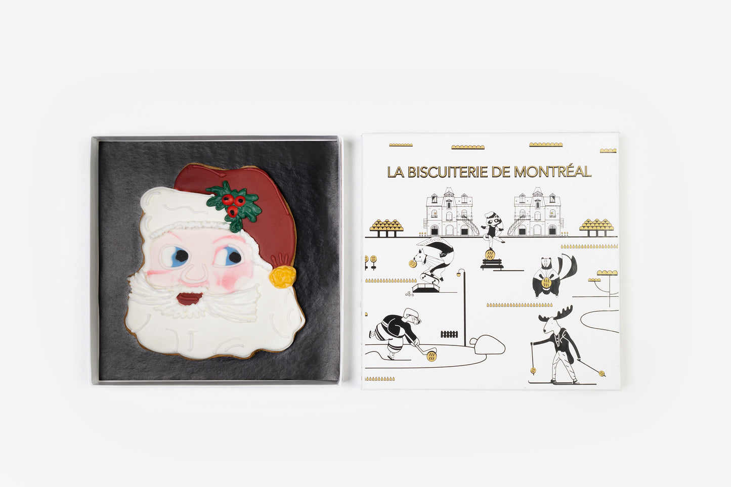 Père Noël Vintage - Biscuit géant