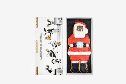 Black Santa dans sa boîte illustrée