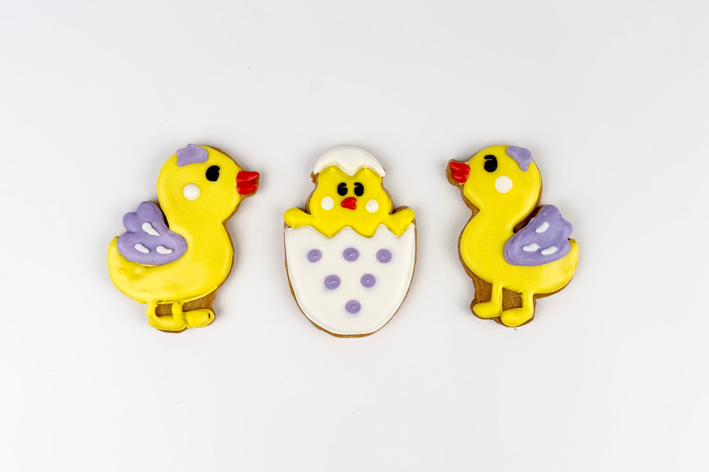 Deux canards et un poussin